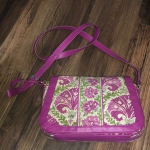 Vera Bradley Pink and Green Floral purse